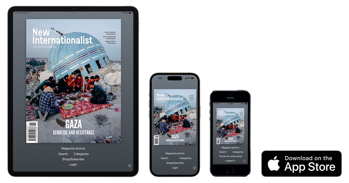 New Internationalist Magazine for iPad, iPhone & iPod touch.